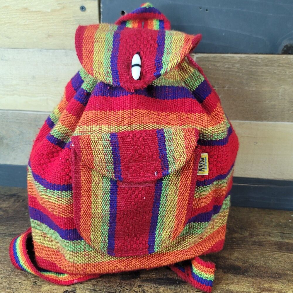 Pinzon Mexican blanket Backpack Artesanias MX